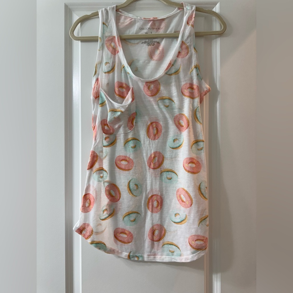 GRAYSON THREADS SHEER DONUT TANK